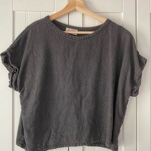 Handmade linen shirt.